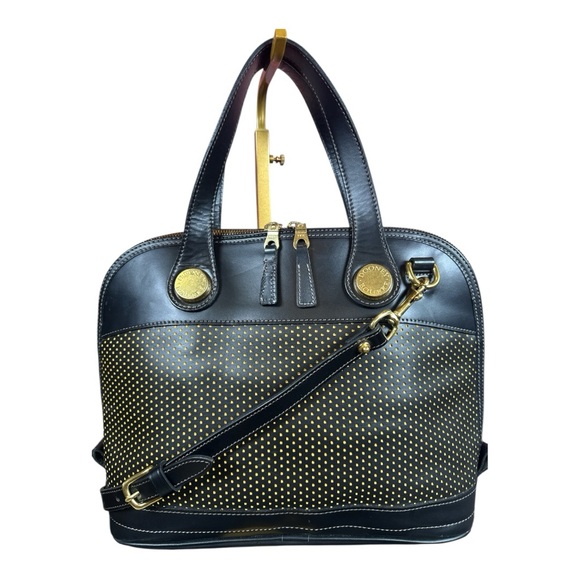 Dooney & Bourke EUC Vintage Perforated Cabriolet Dome Satchel - Picture 4 of 16